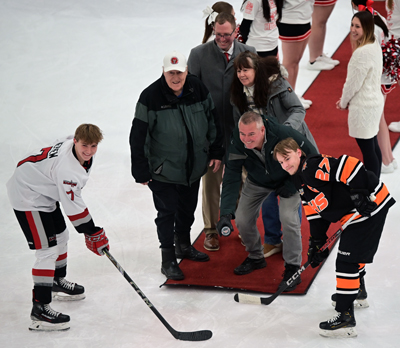 ceremional puck drop ceremonial puck drop
