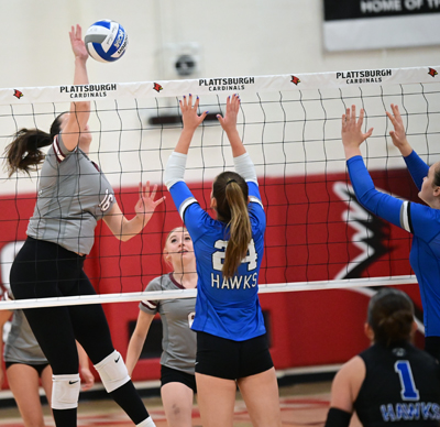 spike to the middle spike to the middle